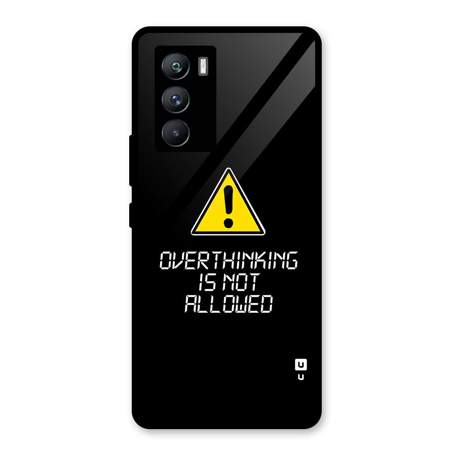 Over Thinking Glass Back Case for Vivo iQOO 9 SE