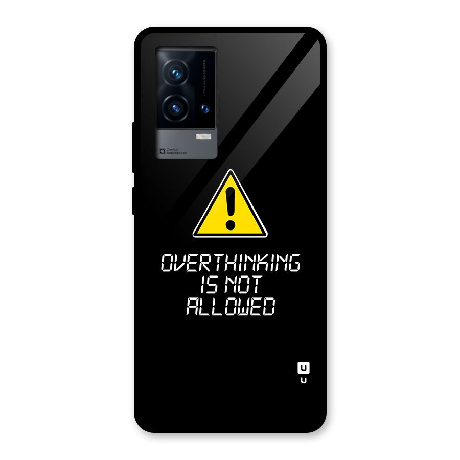 Over Thinking Glass Back Case for iQOO 9 5G
