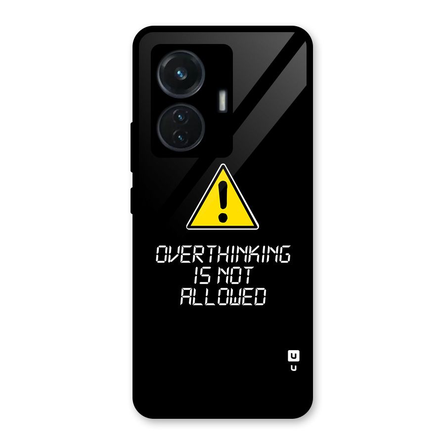 Over Thinking Glass Back Case for iQOO Z6 44W