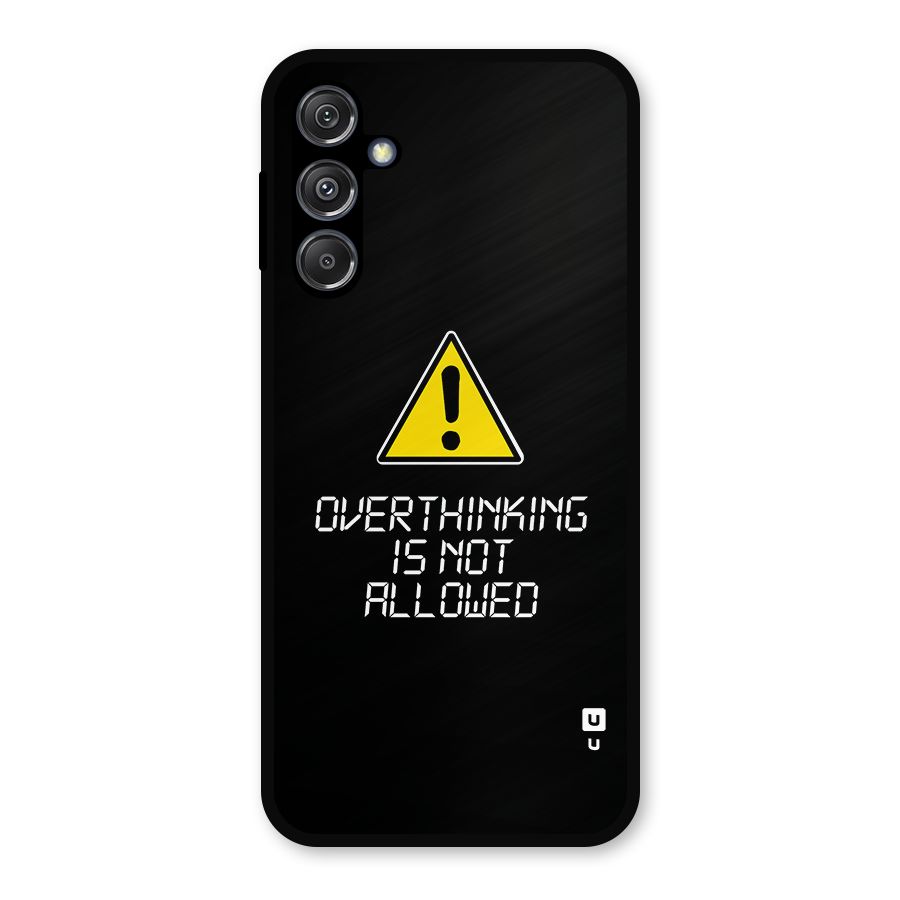 Over Thinking Metal Back Case for Galaxy M34 5G