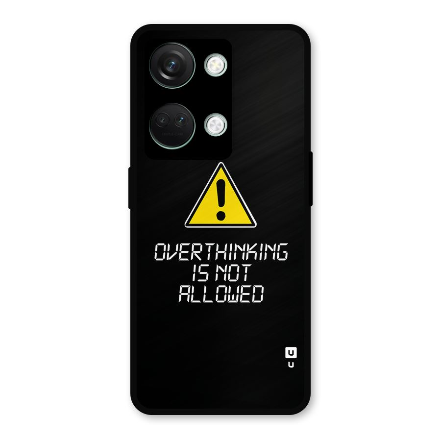 Over Thinking Metal Back Case for OnePlus Nord 3
