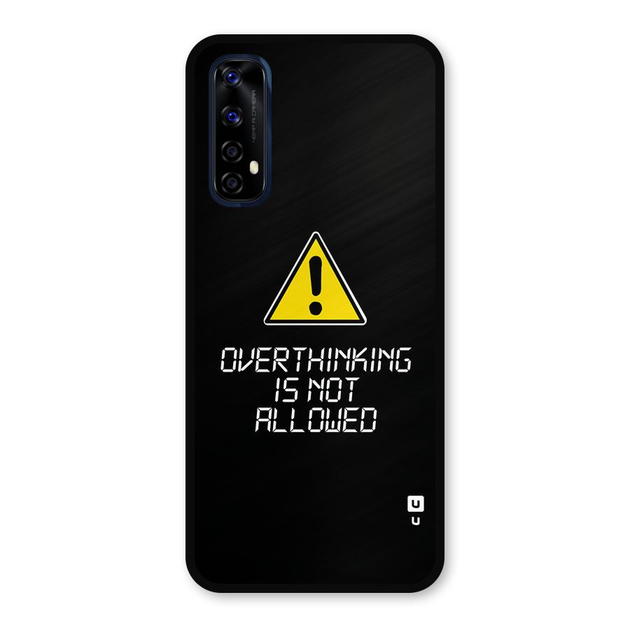 Over Thinking Metal Back Case for Realme 7