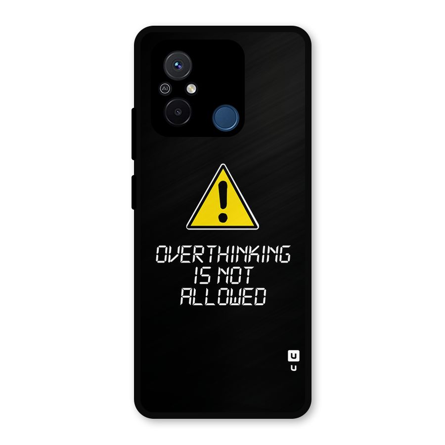 Over Thinking Metal Back Case for Redmi 12C