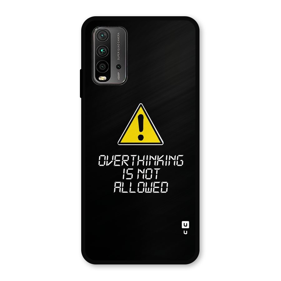 Over Thinking Metal Back Case for Redmi 9 Power