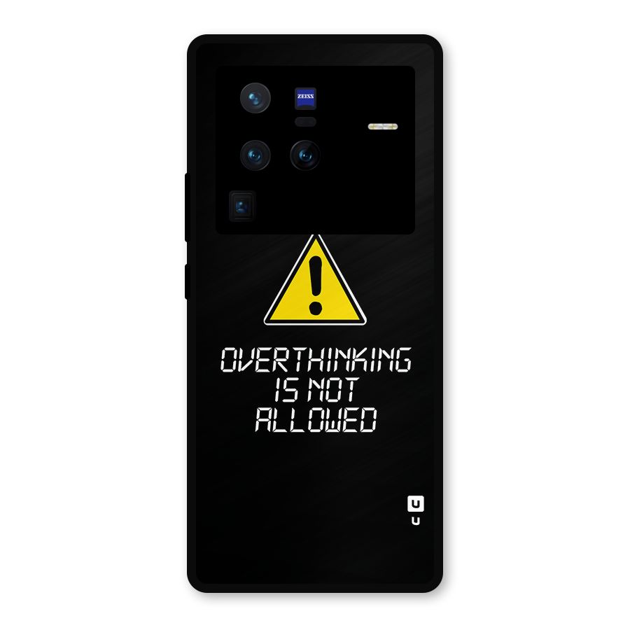 Over Thinking Metal Back Case for Vivo X80 Pro