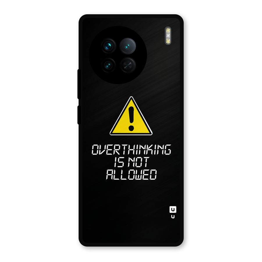 Over Thinking Metal Back Case for Vivo X90