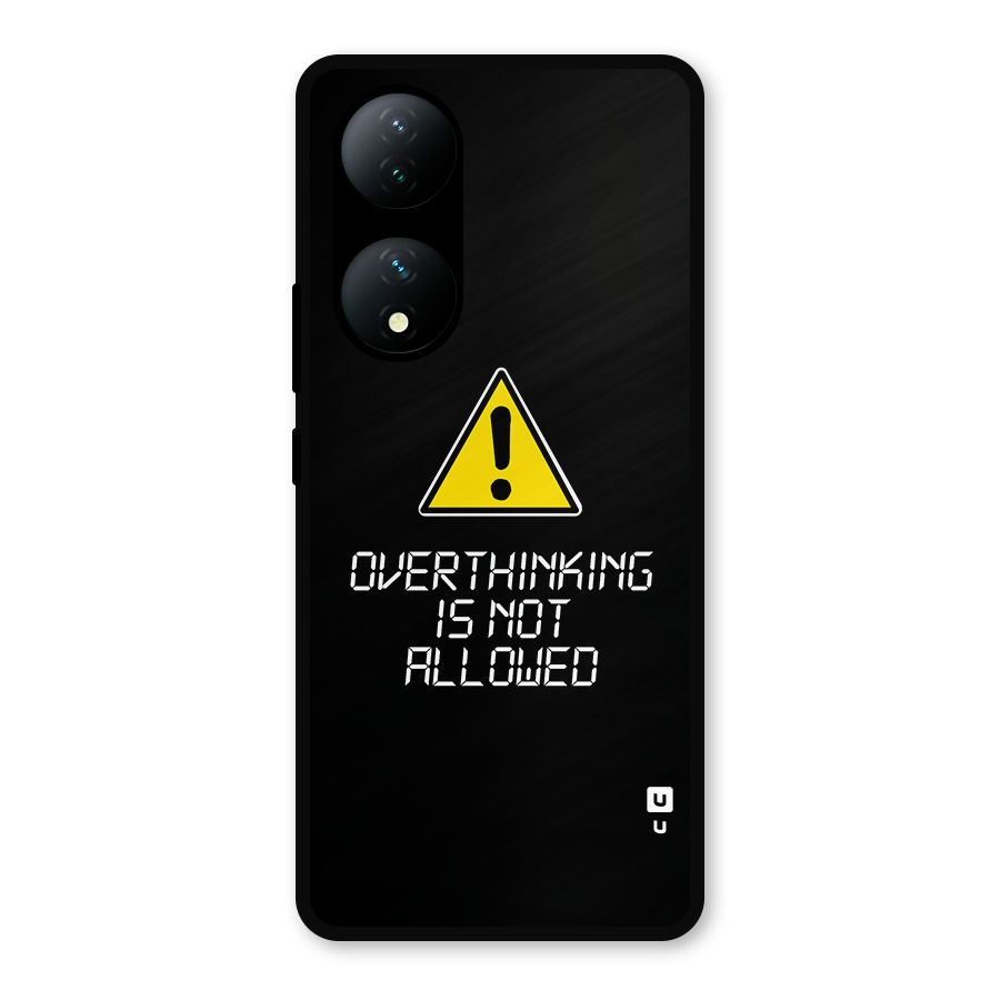 Over Thinking Metal Back Case for Vivo Y100a