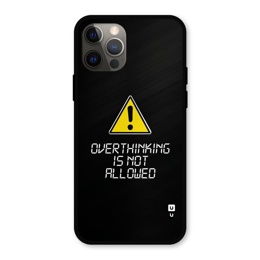 Over Thinking Metal Back Case for iPhone 12 Pro