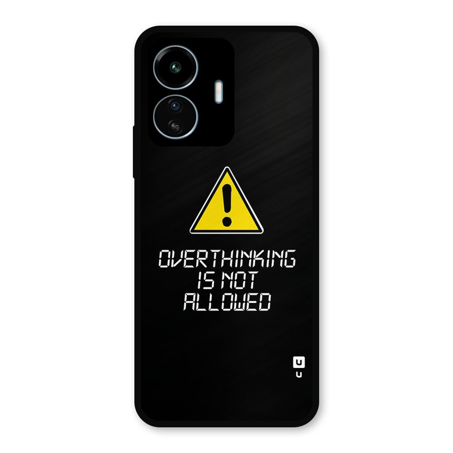 Over Thinking Metal Back Case for vivo iQOO Z6 Lite 5G