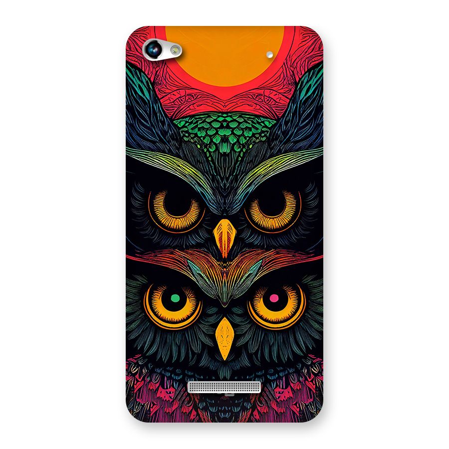 Owl Soul Art Illustration Back Case for Canvas Hue 2 A316