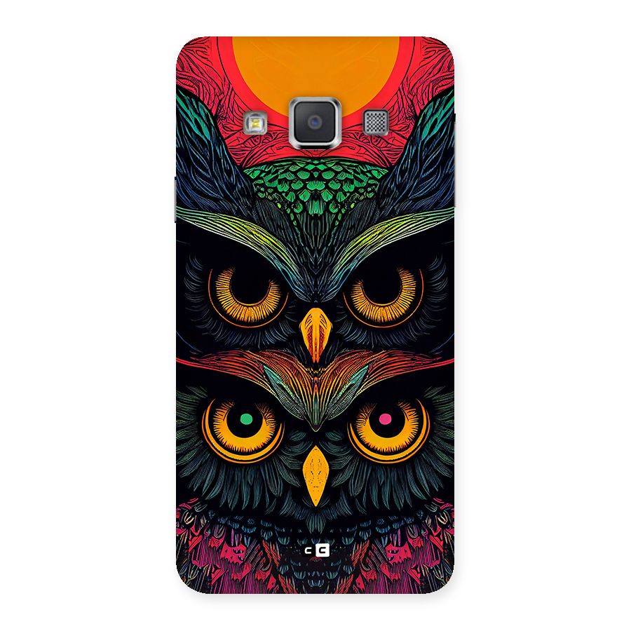 Owl Soul Art Illustration Back Case for Galaxy A3