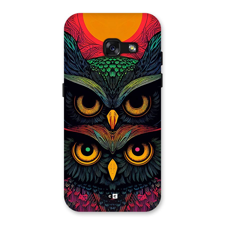Owl Soul Art Illustration Back Case for Galaxy A3 (2017)