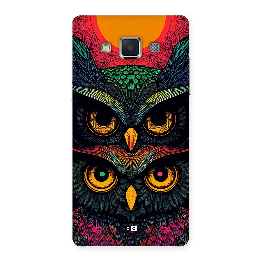 Owl Soul Art Illustration Back Case for Galaxy A5