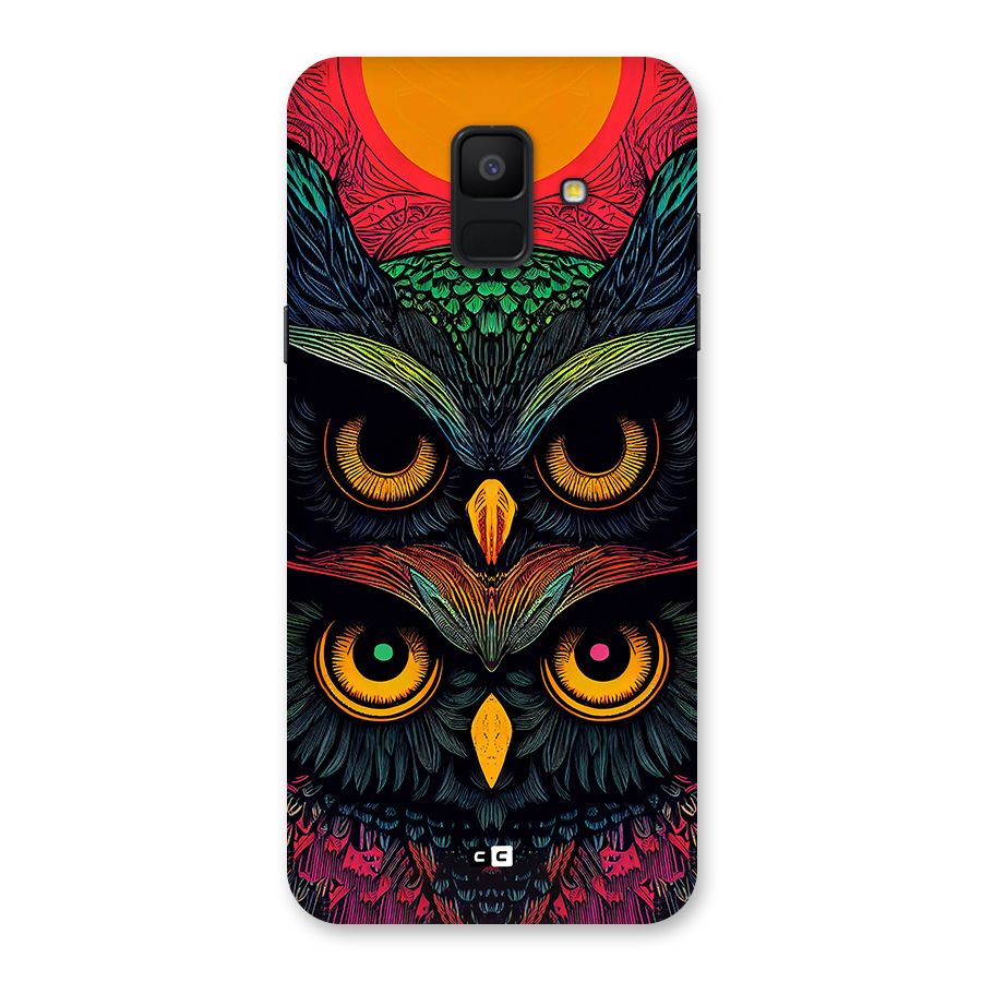 Owl Soul Art Illustration Back Case for Galaxy A6 (2018)