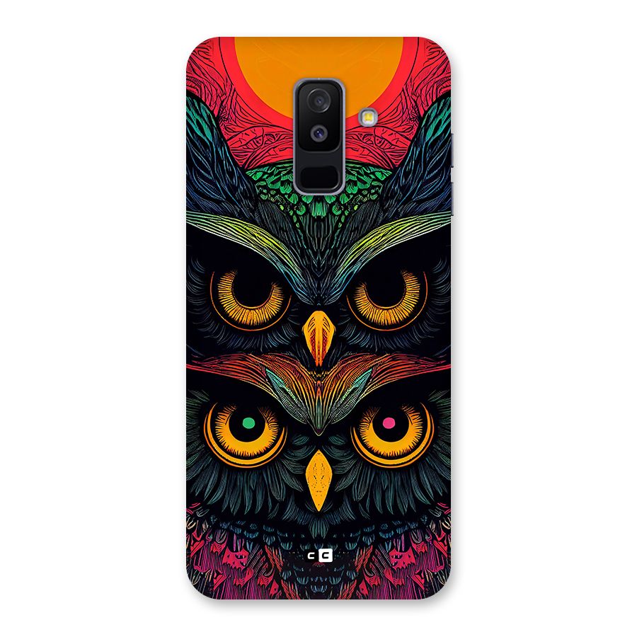 Owl Soul Art Illustration Back Case for Galaxy A6 Plus