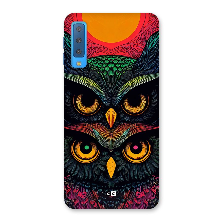 Owl Soul Art Illustration Back Case for Galaxy A7 (2018)