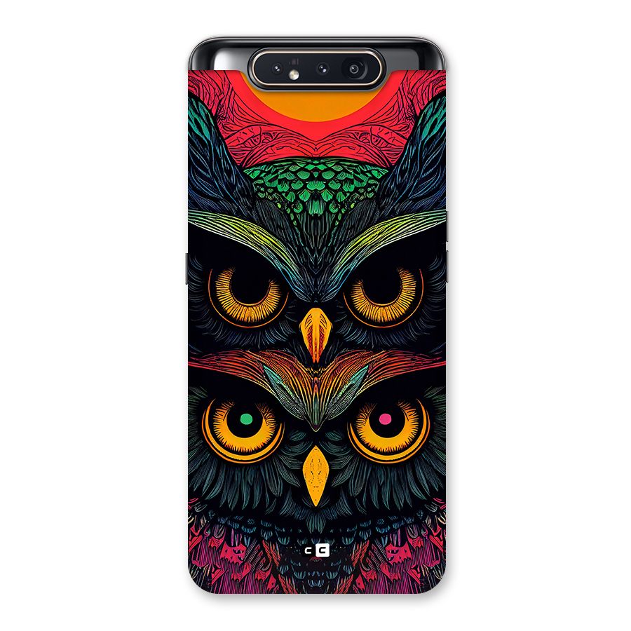 Owl Soul Art Illustration Back Case for Galaxy A80
