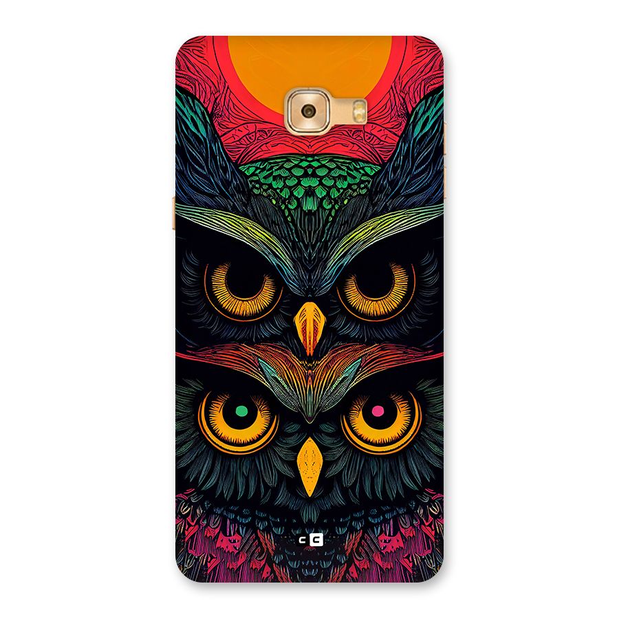 Owl Soul Art Illustration Back Case for Galaxy C9 Pro