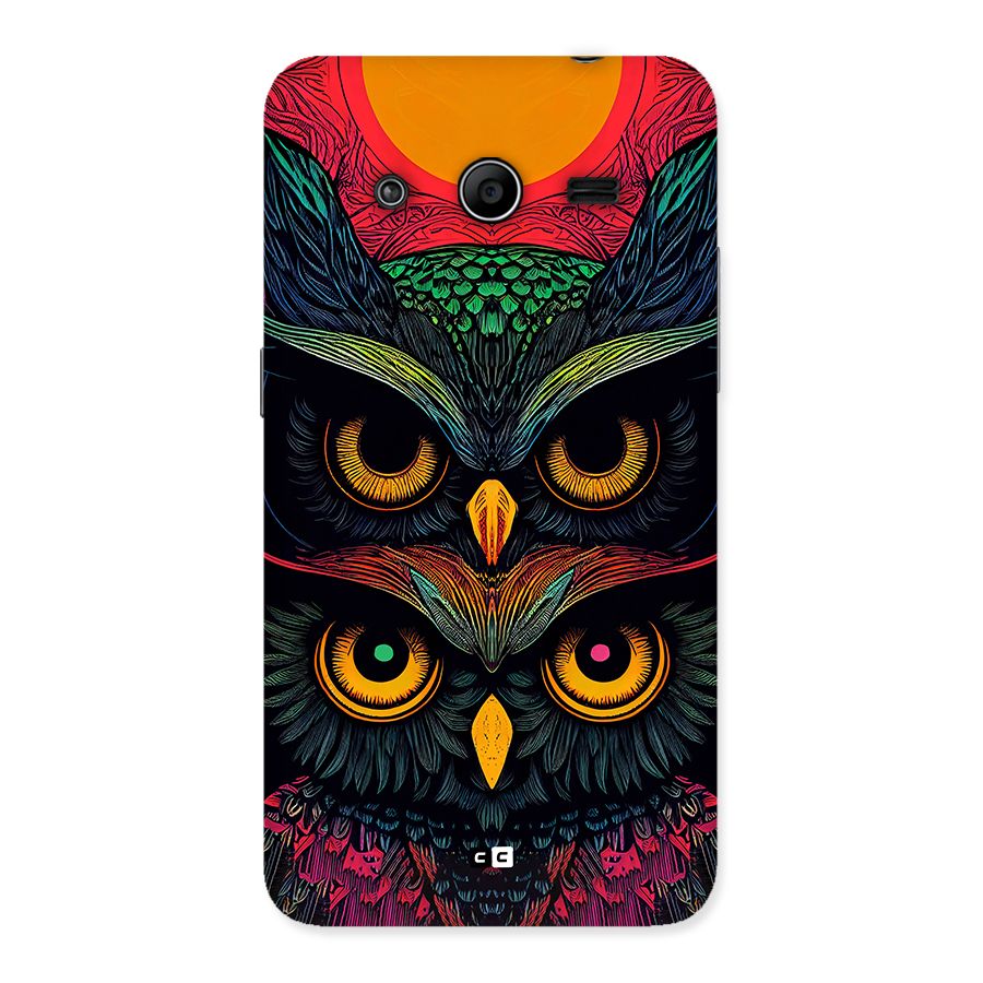 Owl Soul Art Illustration Back Case for Galaxy Core 2