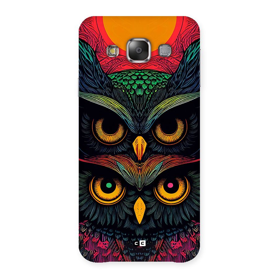 Owl Soul Art Illustration Back Case for Galaxy E7
