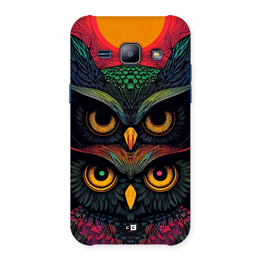 Owl Soul Art Illustration Back Case for Galaxy J1