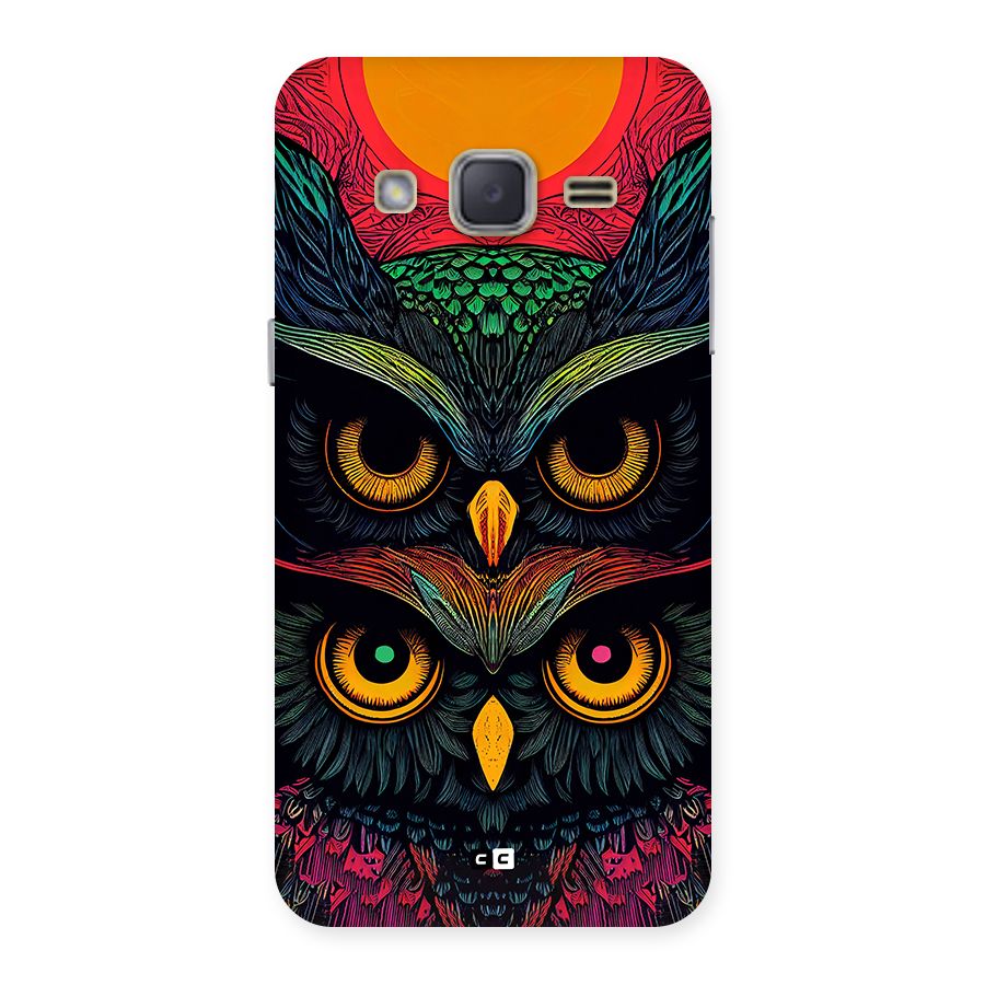 Owl Soul Art Illustration Back Case for Galaxy J2