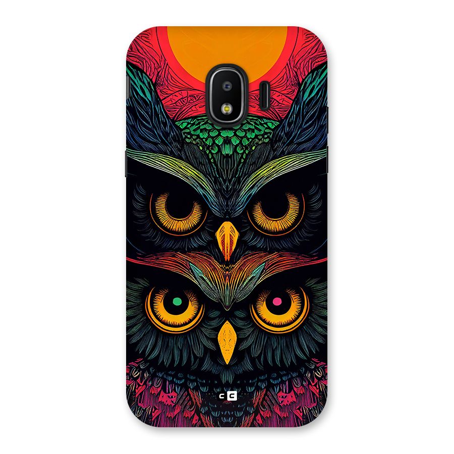 Owl Soul Art Illustration Back Case for Galaxy J2 Pro 2018