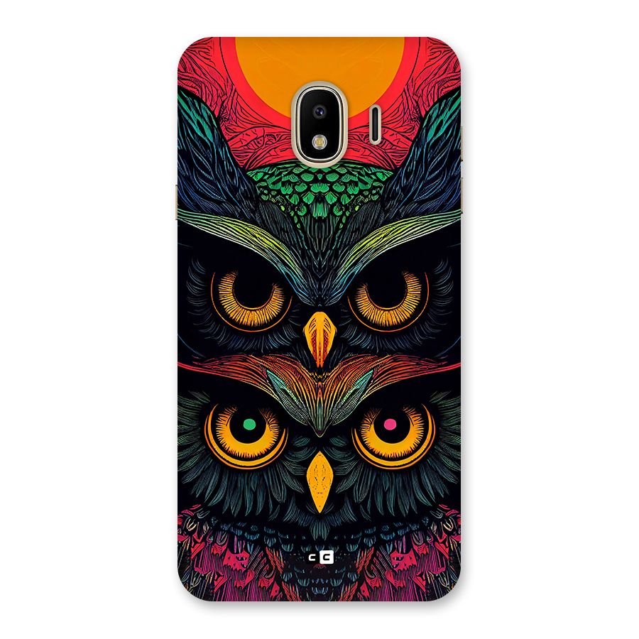 Owl Soul Art Illustration Back Case for Galaxy J4