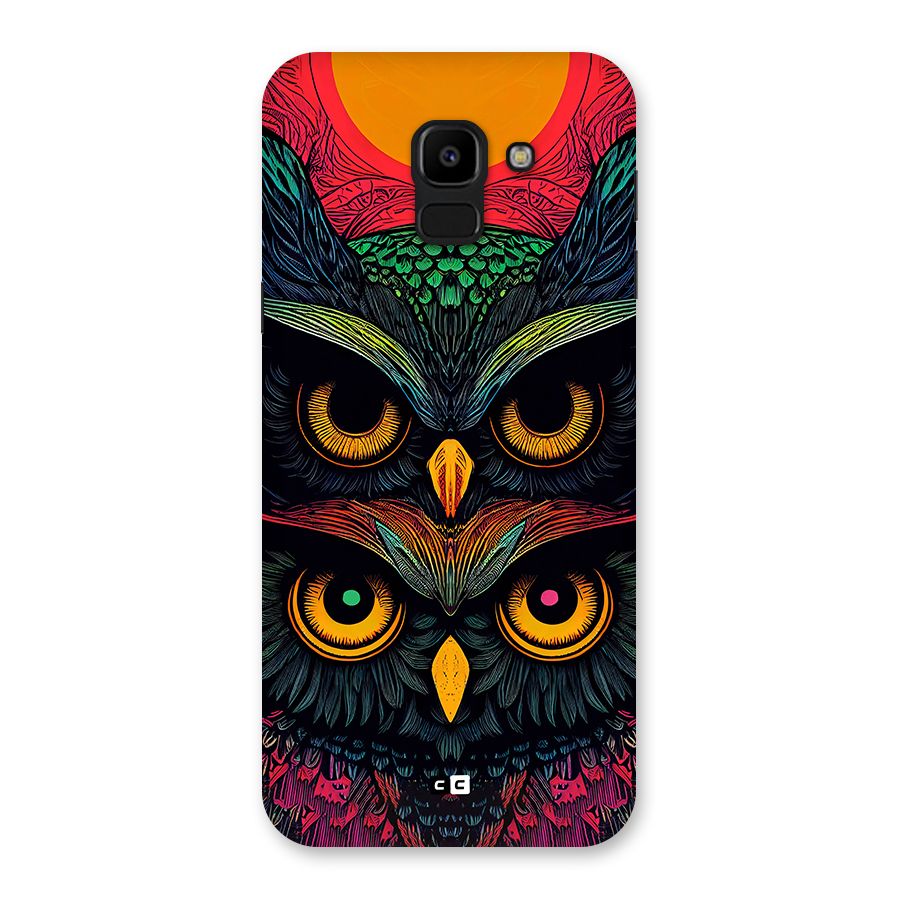 Owl Soul Art Illustration Back Case for Galaxy J6