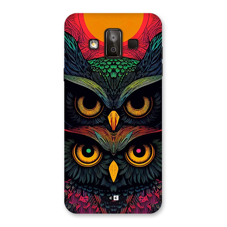 Owl Soul Art Illustration Back Case for Galaxy J7 Duo
