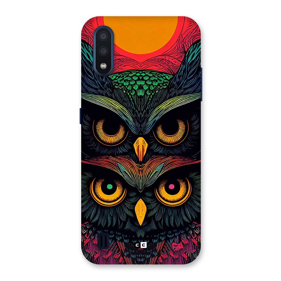 Owl Soul Art Illustration Back Case for Galaxy M01