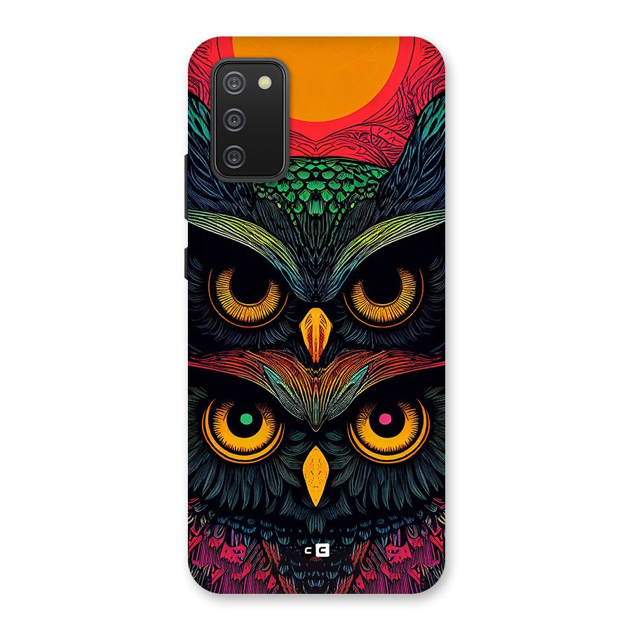 Owl Soul Art Illustration Back Case for Galaxy M02s