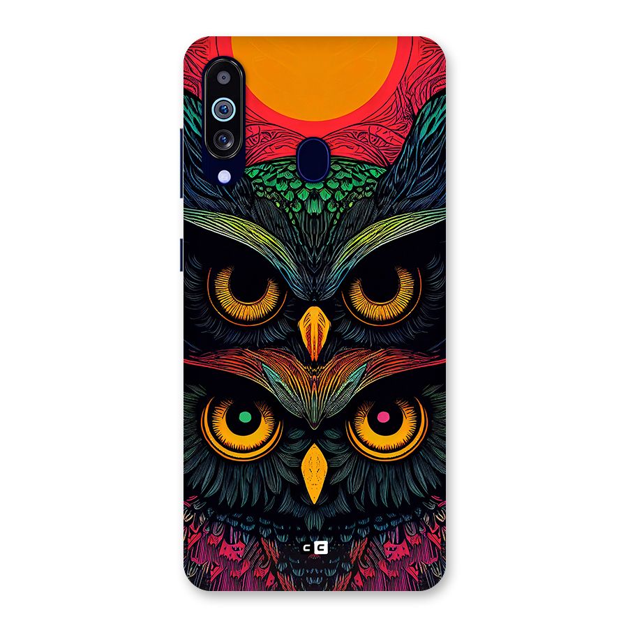 Owl Soul Art Illustration Back Case for Galaxy M40