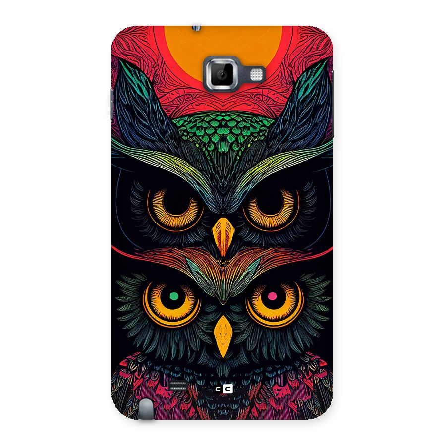 Owl Soul Art Illustration Back Case for Galaxy Note