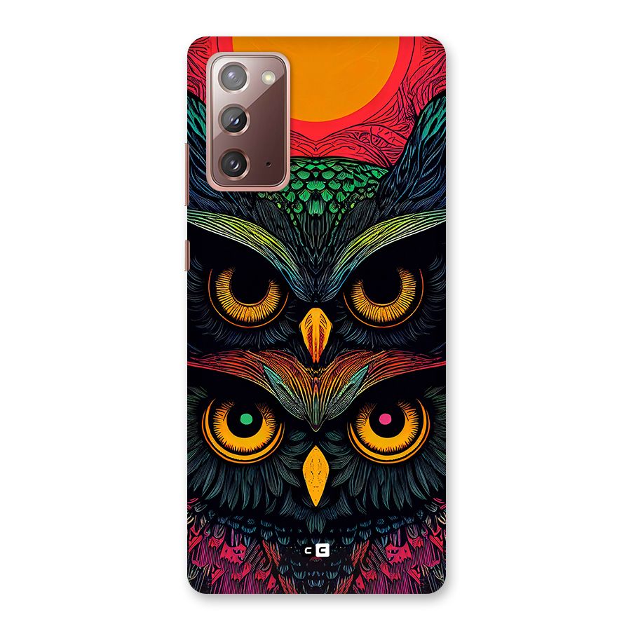 Owl Soul Art Illustration Back Case for Galaxy Note 20