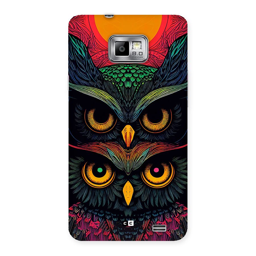 Owl Soul Art Illustration Back Case for Galaxy S2