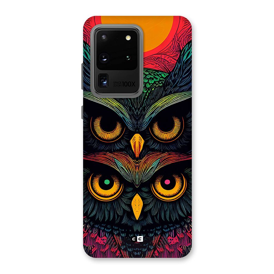 Owl Soul Art Illustration Back Case for Galaxy S20 Ultra