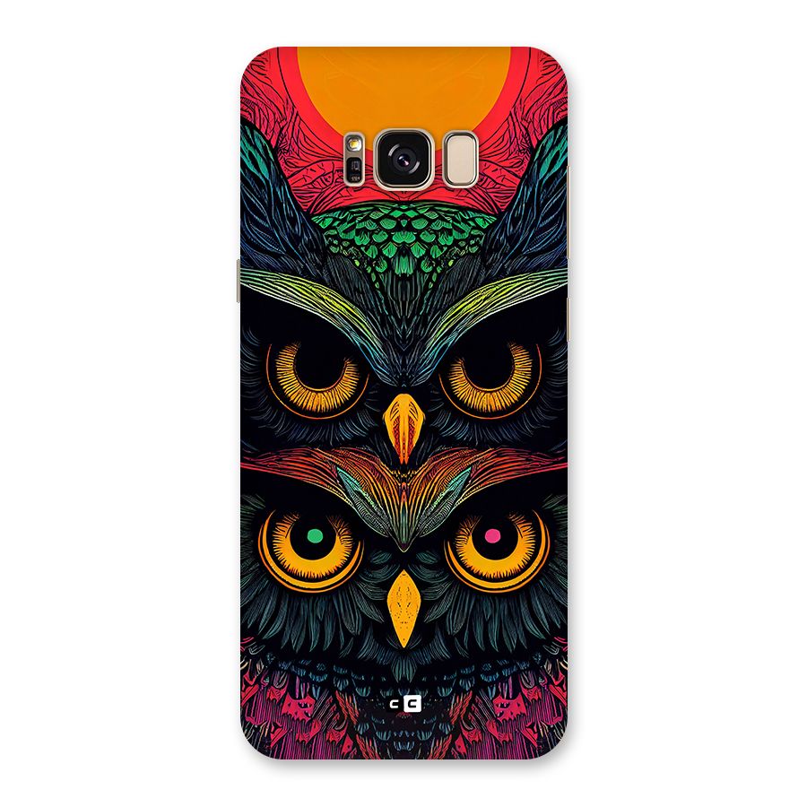 Owl Soul Art Illustration Back Case for Galaxy S8 Plus