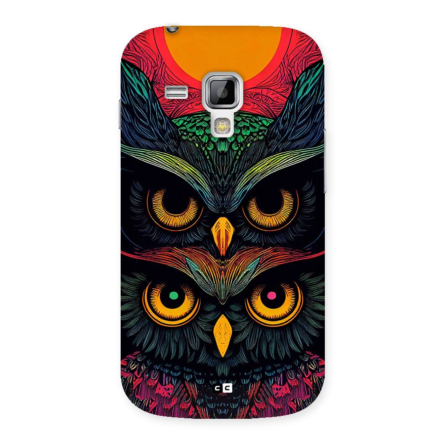 Owl Soul Art Illustration Back Case for Galaxy S Duos