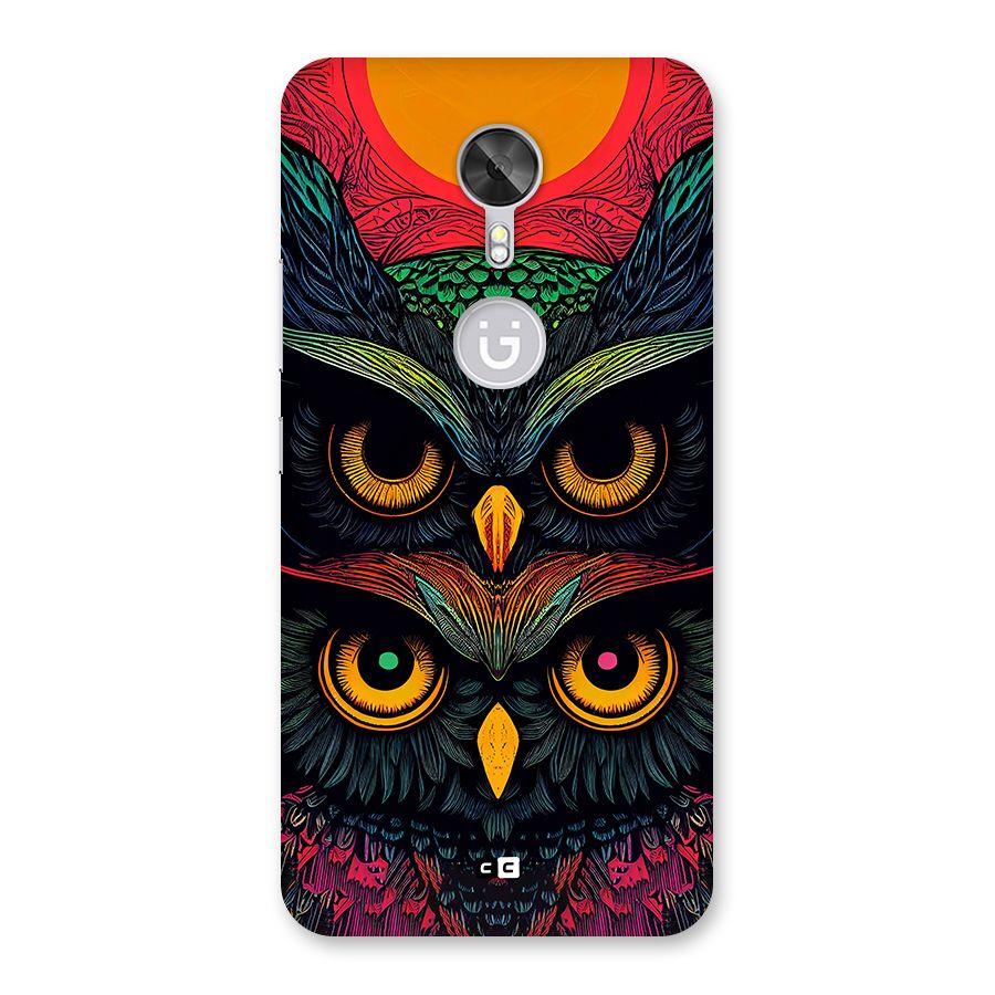 Owl Soul Art Illustration Back Case for Gionee A1