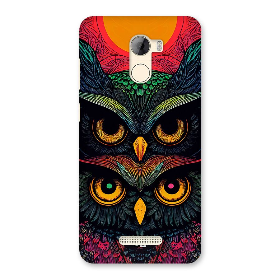 Owl Soul Art Illustration Back Case for Gionee A1 LIte