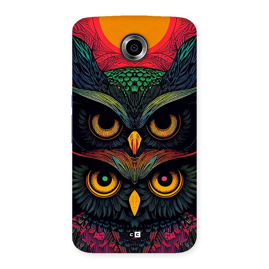 Owl Soul Art Illustration Back Case for Google Nexus 6
