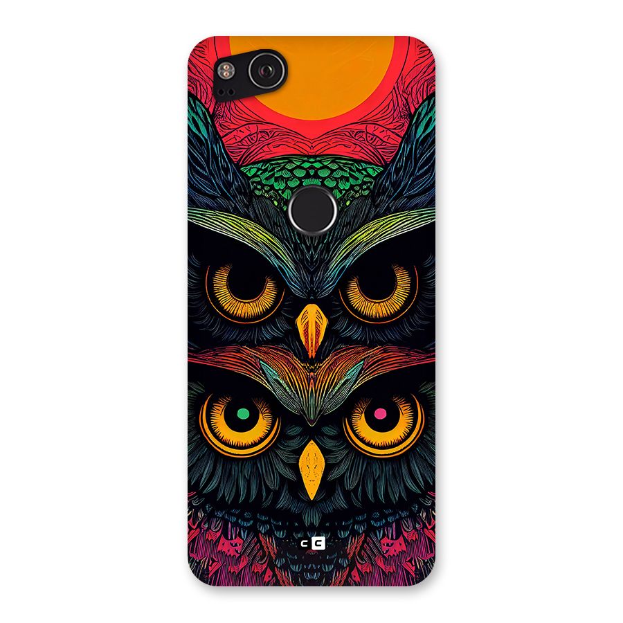 Owl Soul Art Illustration Back Case for Google Pixel 2