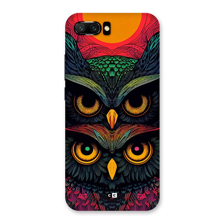 Owl Soul Art Illustration Back Case for Honor 10