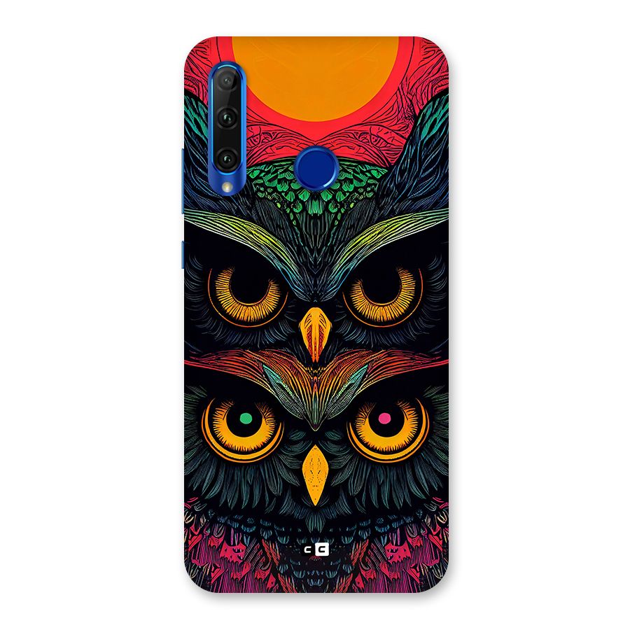 Owl Soul Art Illustration Back Case for Honor 20i