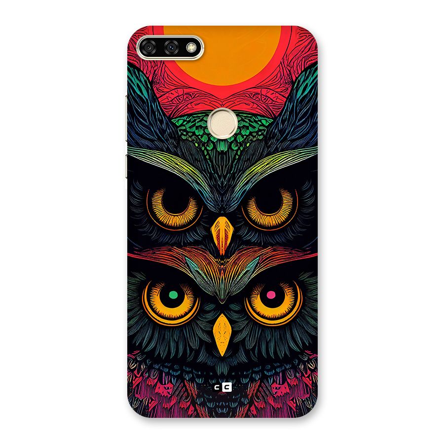 Owl Soul Art Illustration Back Case for Honor 7A