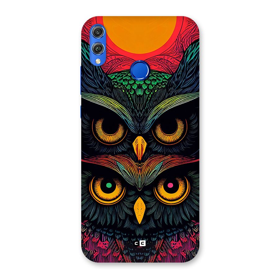 Owl Soul Art Illustration Back Case for Honor 8X
