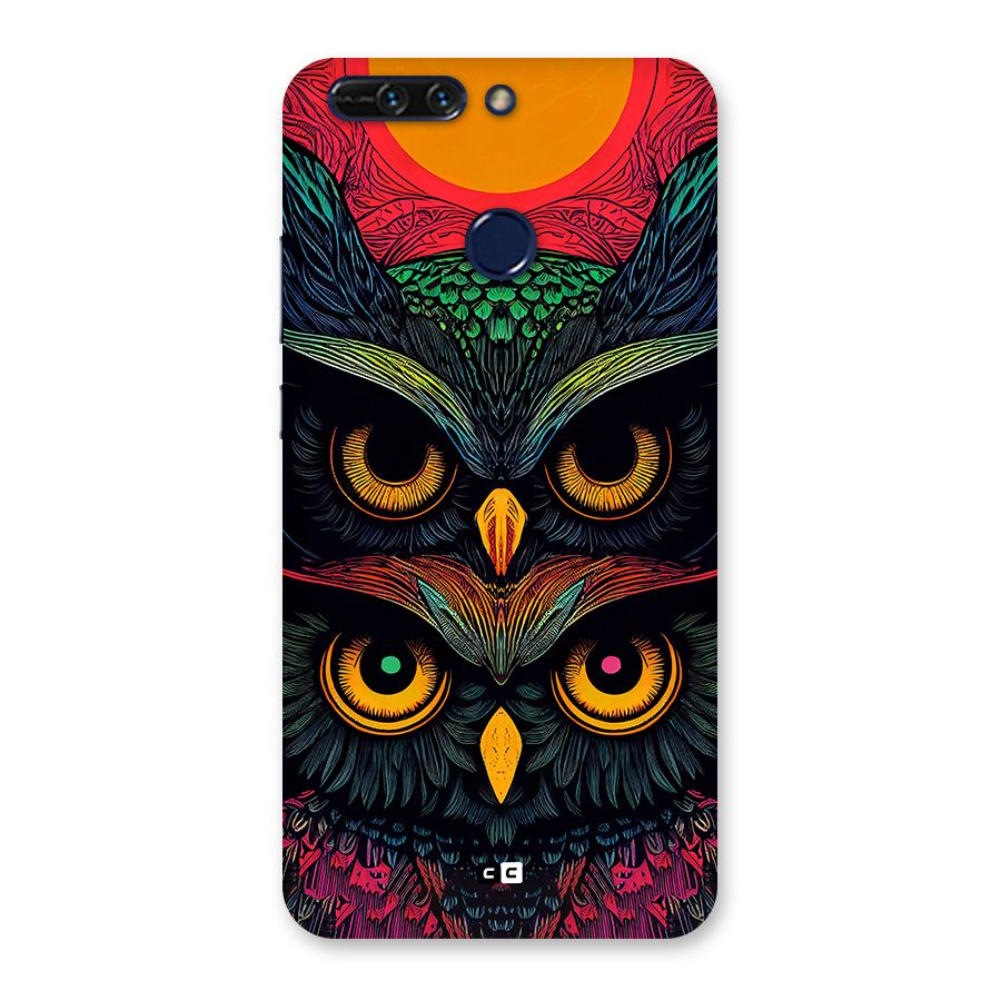 Owl Soul Art Illustration Back Case for Honor 8 Pro
