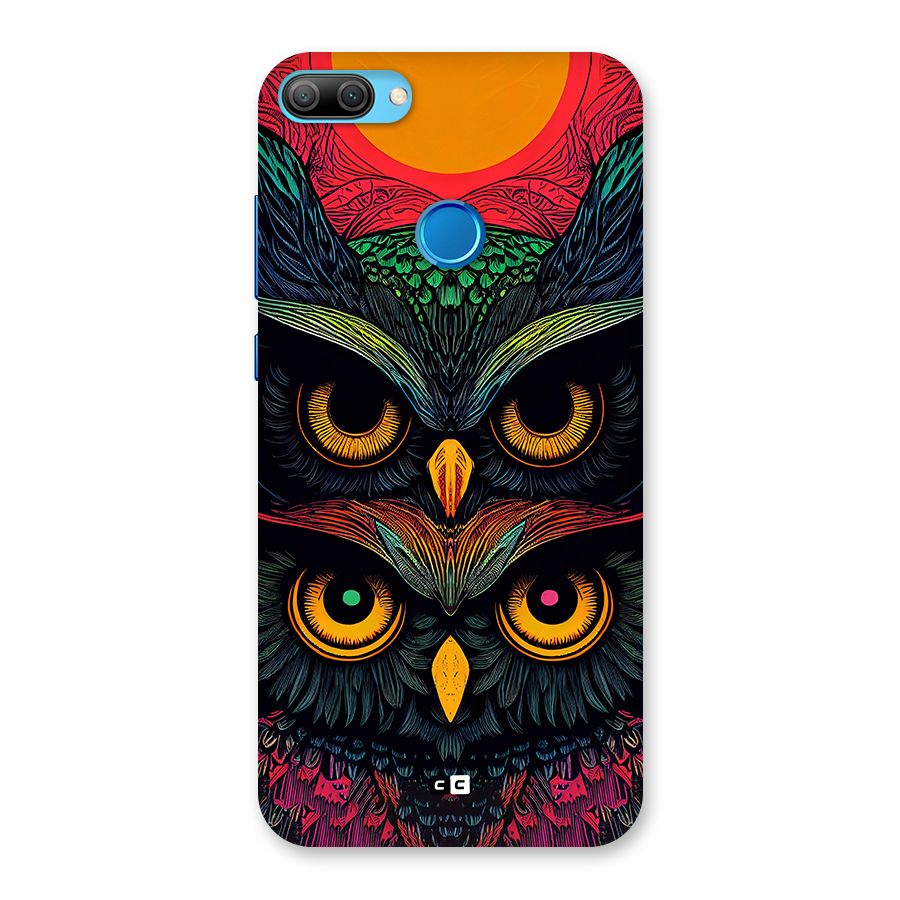 Owl Soul Art Illustration Back Case for Honor 9N