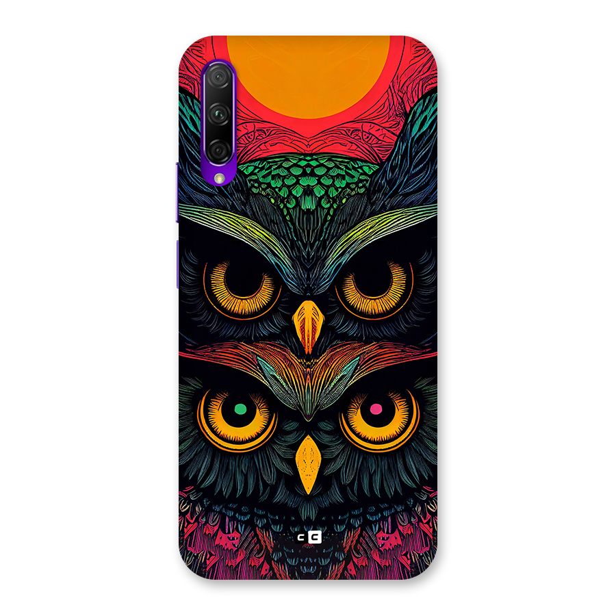 Owl Soul Art Illustration Back Case for Honor 9X Pro